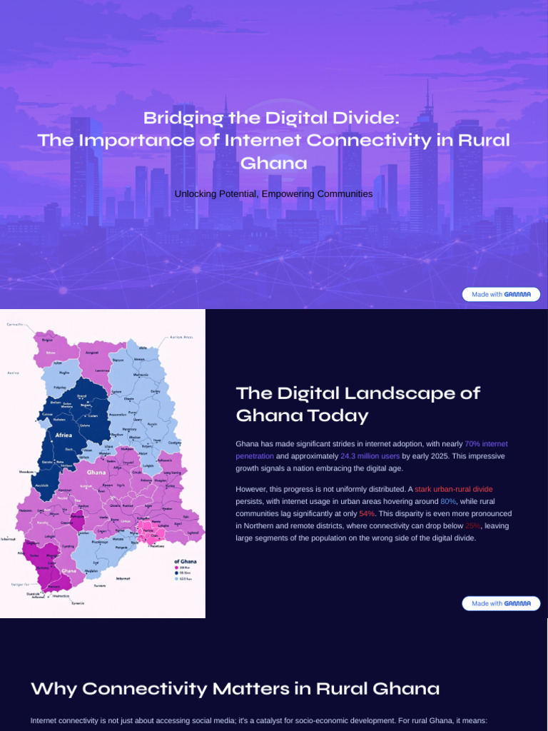 Bridging The Digital Divide The Importance of Internet Connectivity in ...
