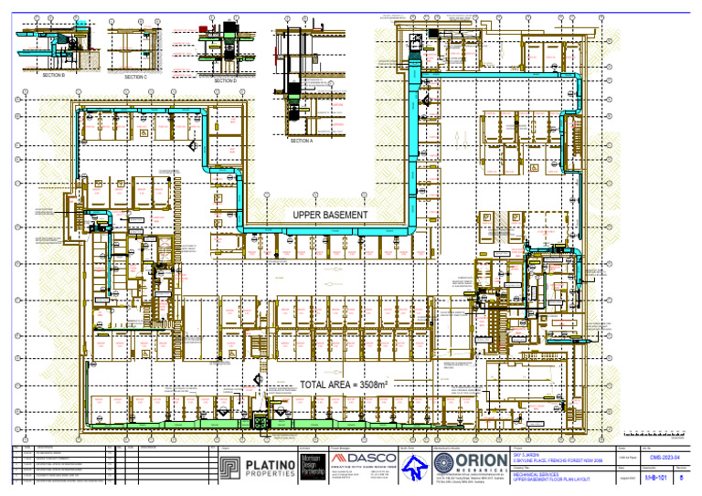 M B 101 Upper Basement Floor Plan Layout Rev.6 1 | PDF | Building ...