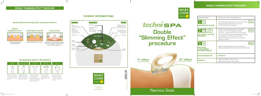 TechniSpa Double Slimming Effect | PDF | Human Anatomy | Nature
