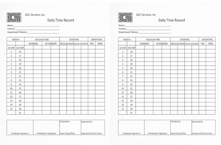 GGC DTR | PDF