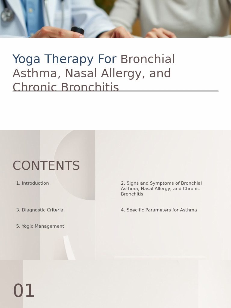Yoga Therapy For Management of Bronchial Asthm... | PDF | Asthma ...