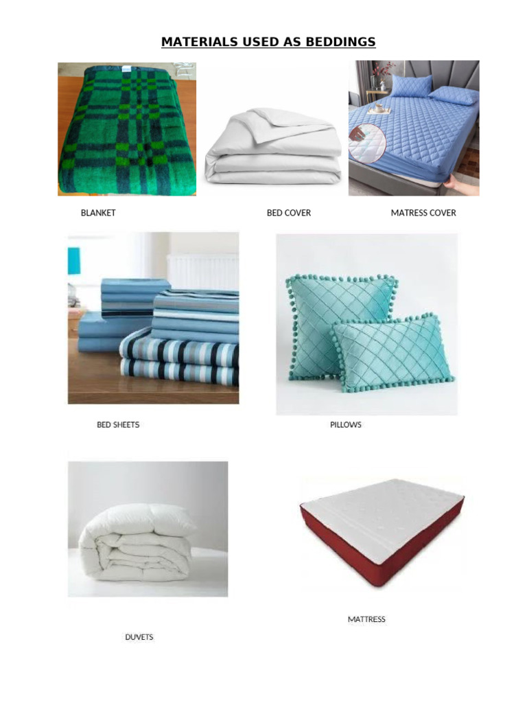 Materials Used As Beddings | PDF