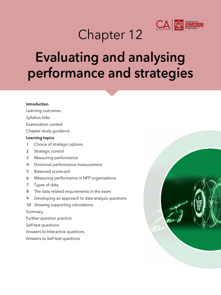 Ch-12 Evaluating and Analysing Performance and Strategies | PDF ...