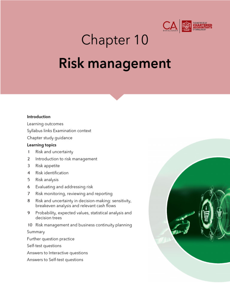 Ch-10 Risk Management | PDF | Risk | Risk Management