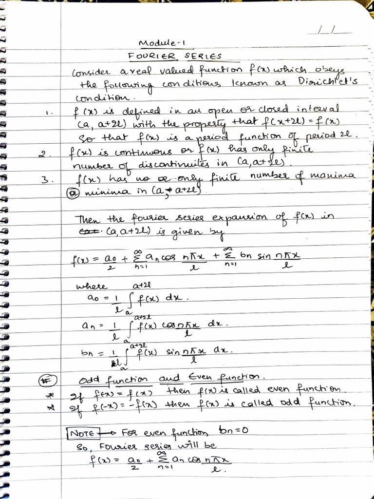 Maths m1 Notes | PDF