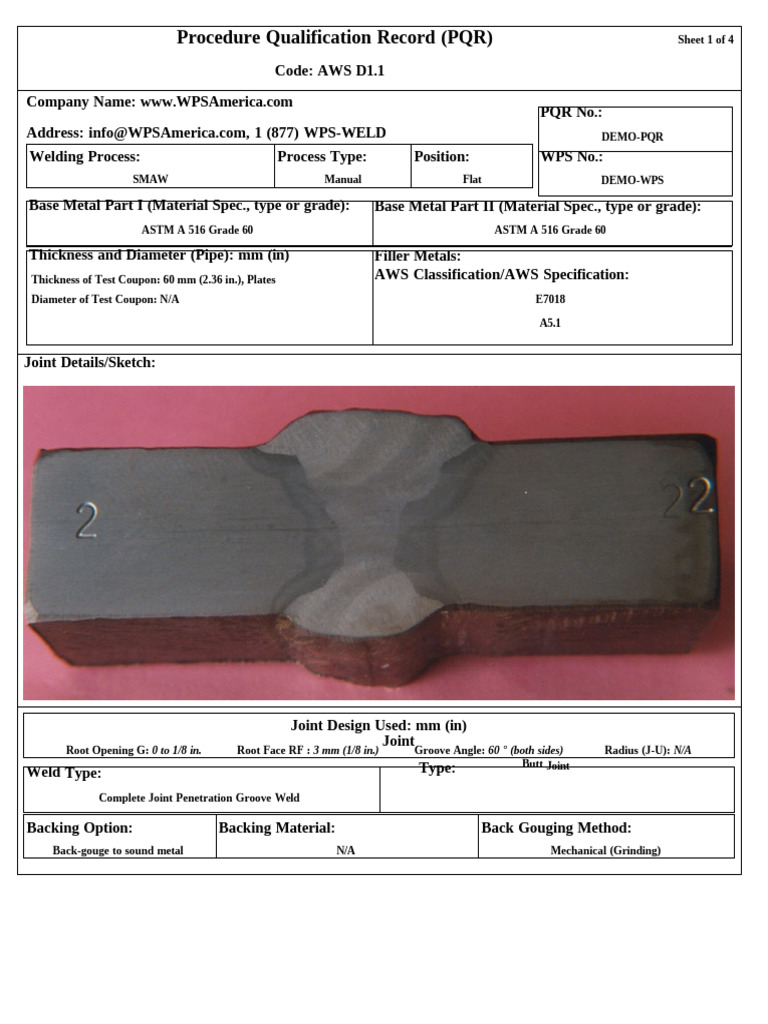 Samplepqr | PDF | Welding | Construction