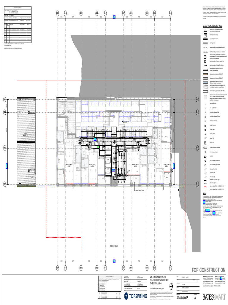 A08.08.006 - Level 06 Reflected Ceiling Plan Rev.a Markup | PDF | Civil ...
