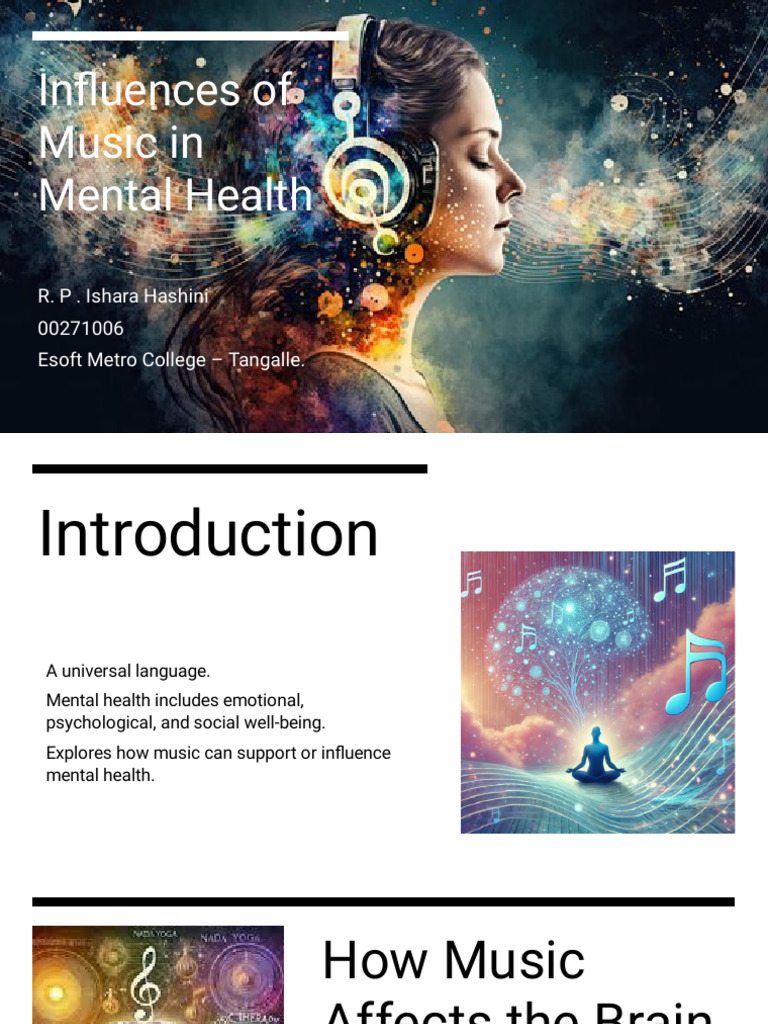Influences of Music in Mental Health | PDF