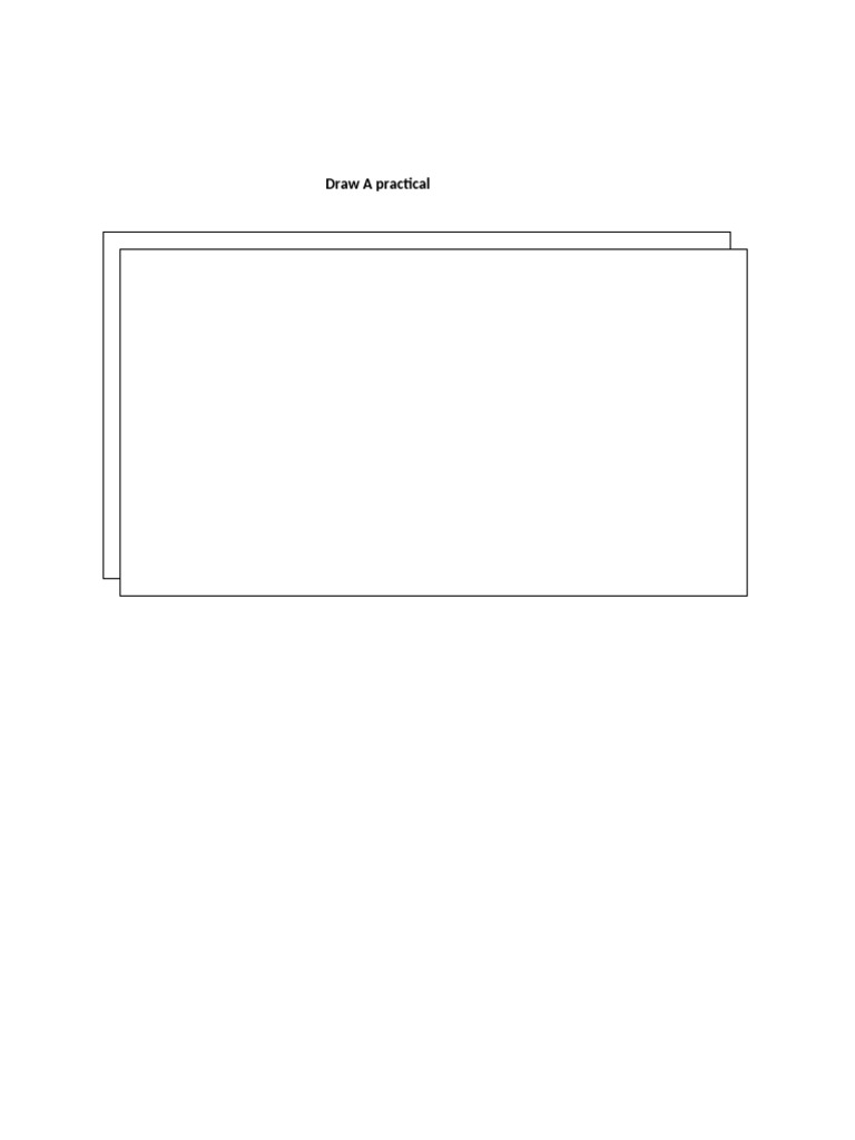 Draw A Practical | PDF