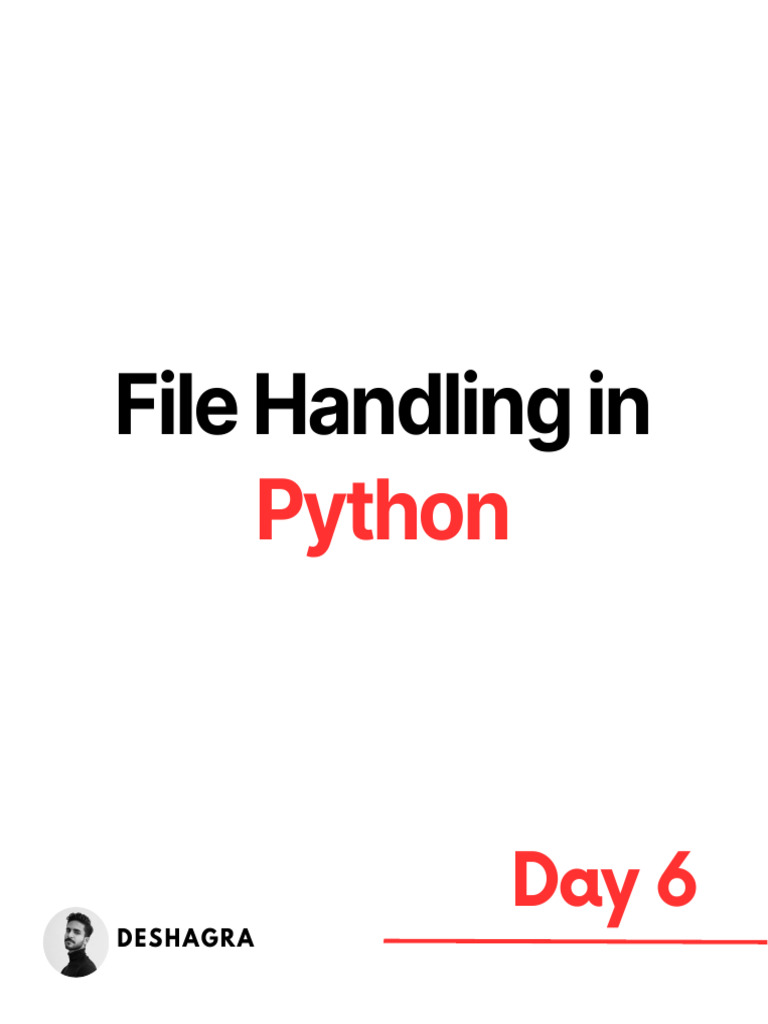 File Handling in Python 1727369039 | PDF | Comma Separated Values ...