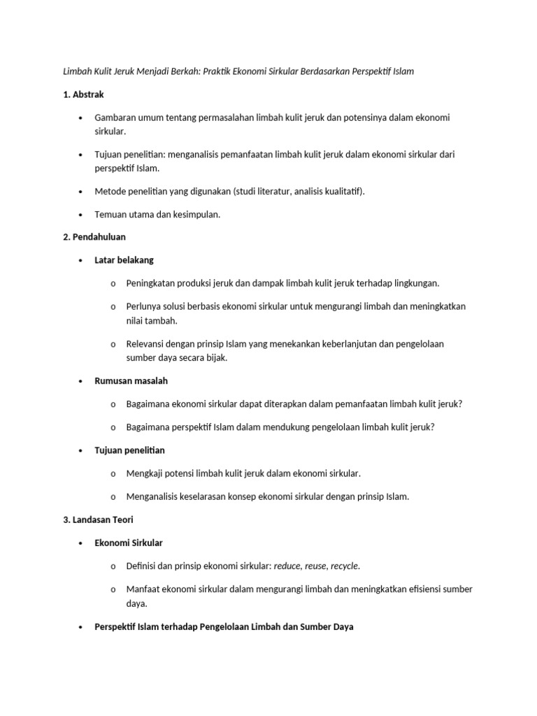 Artikel Limbah Kulit Jeruk | PDF