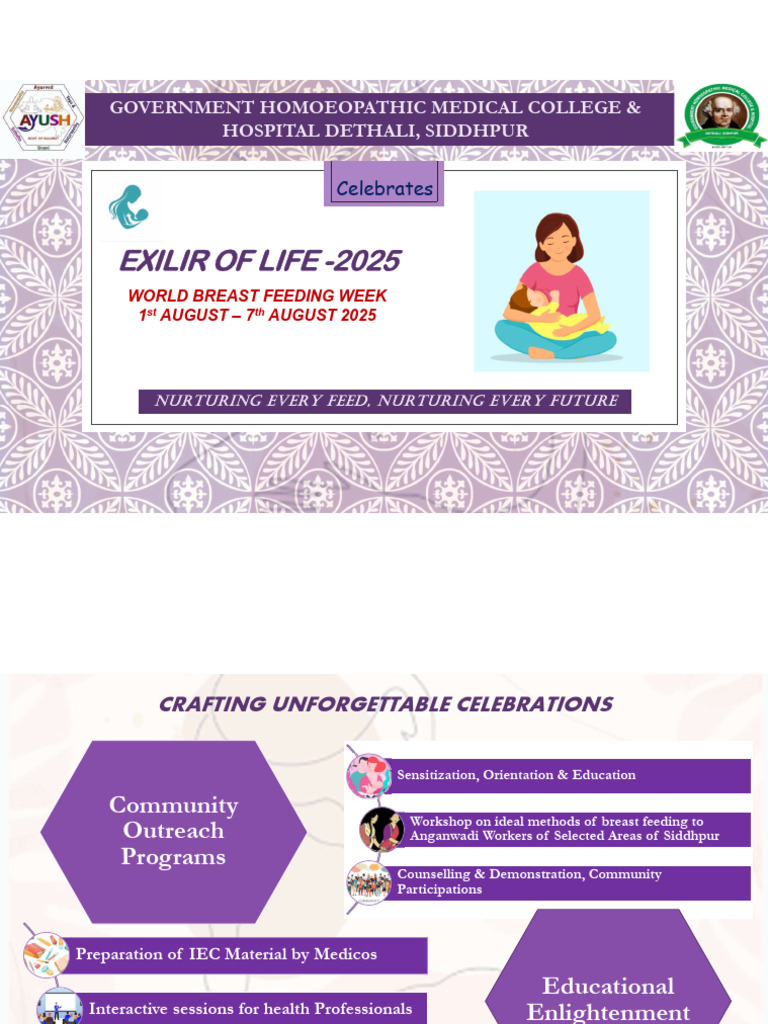 WBFW 2025 GHMC & H Dethali - Health Day Observance | PDF