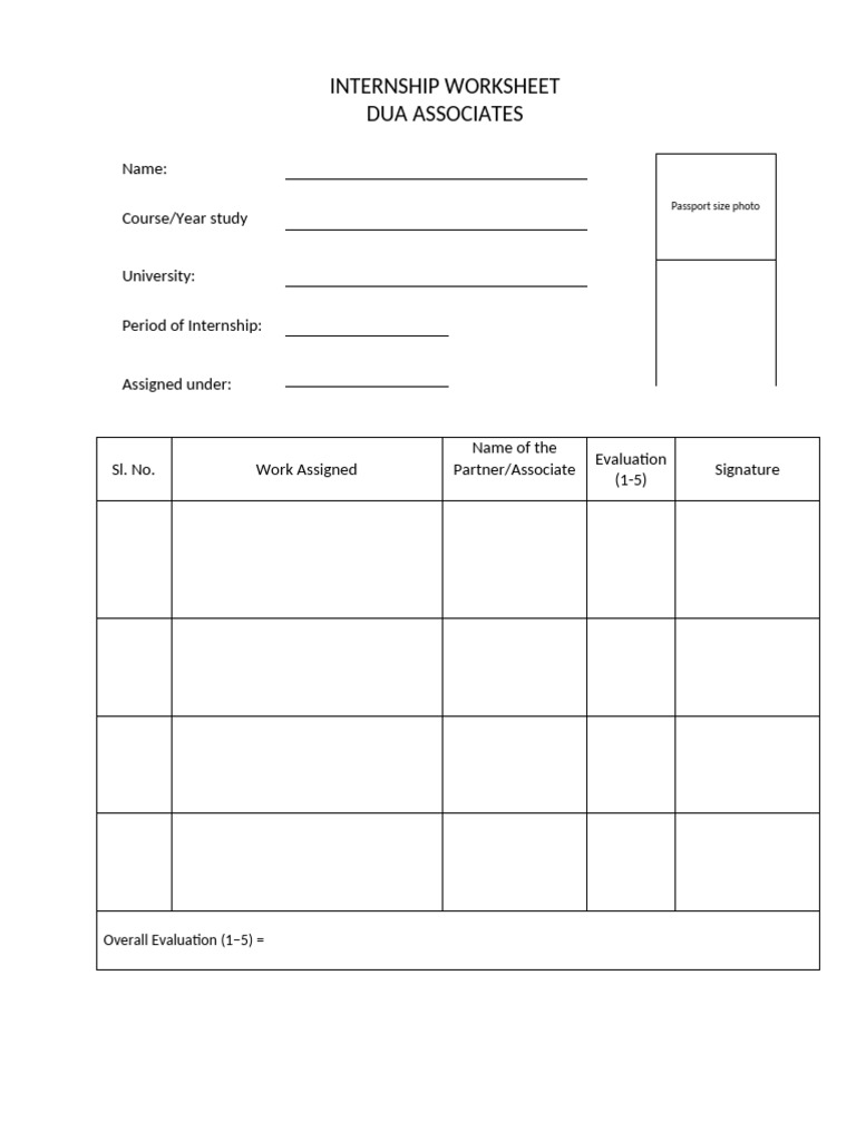 Worksheet Format | PDF