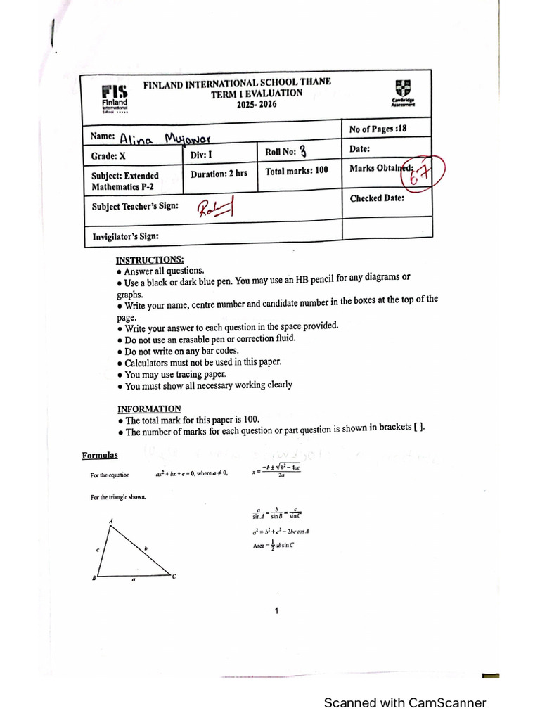 Maths P2 | PDF