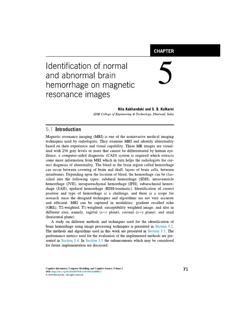 Elsevier Book Chapter-Identification of Normal and Abnormal Brain ...
