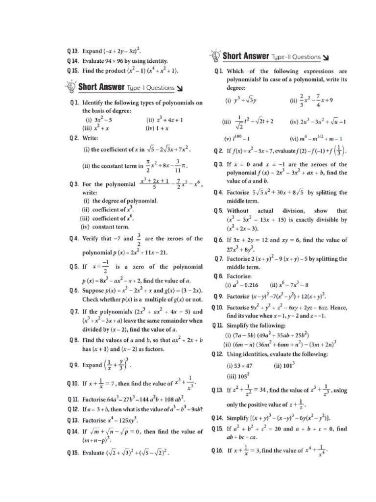 Polynomials | PDF