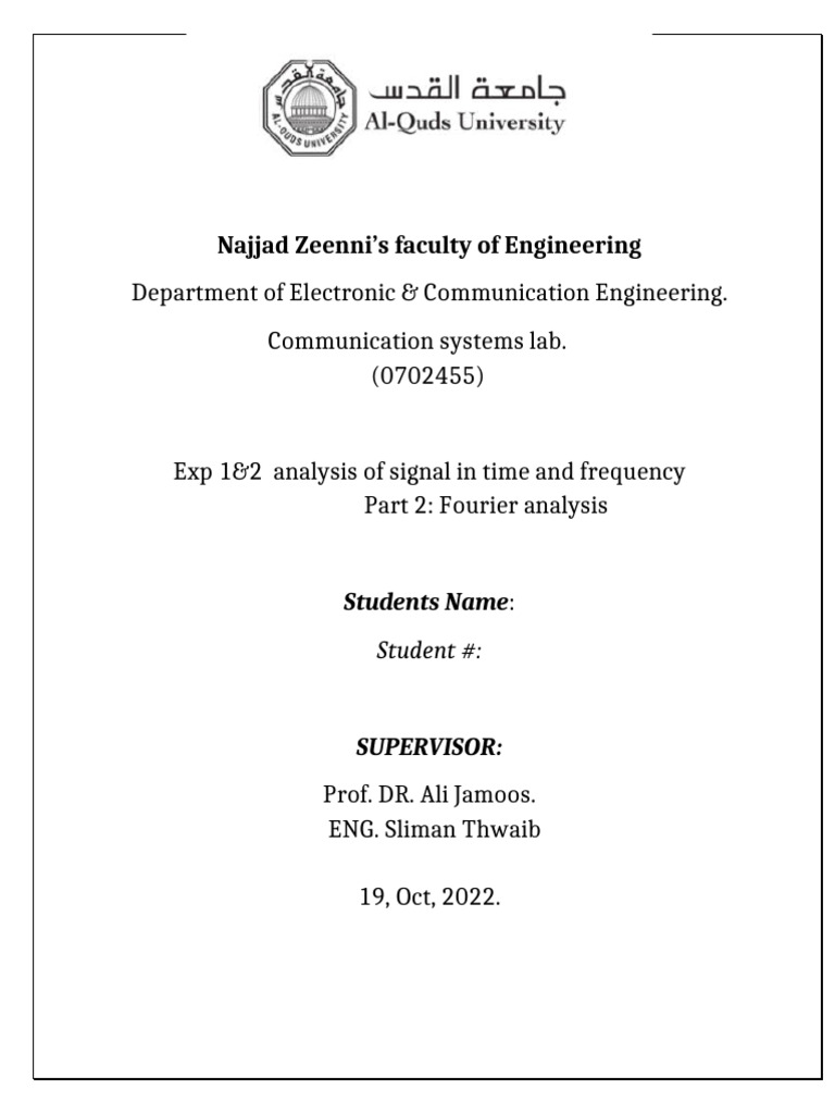 Data Communication Report | PDF | Spectral Density | Bandwidth (Signal ...