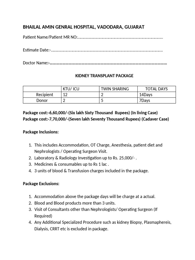 KTR Package | PDF