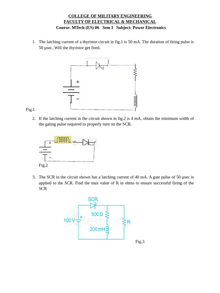 Tutorial Sheet 2 | PDF