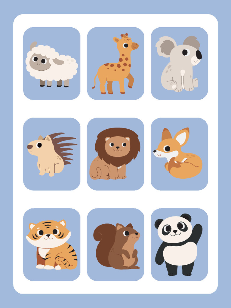 Animal Memory Match | PDF