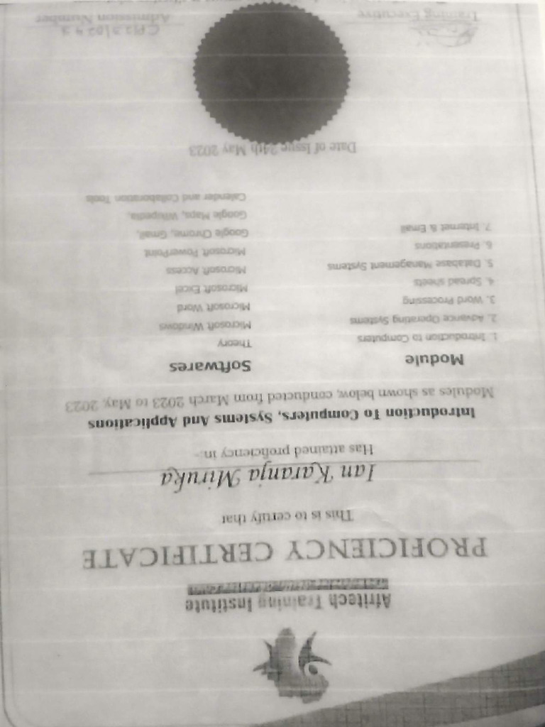 Computer Cert | PDF