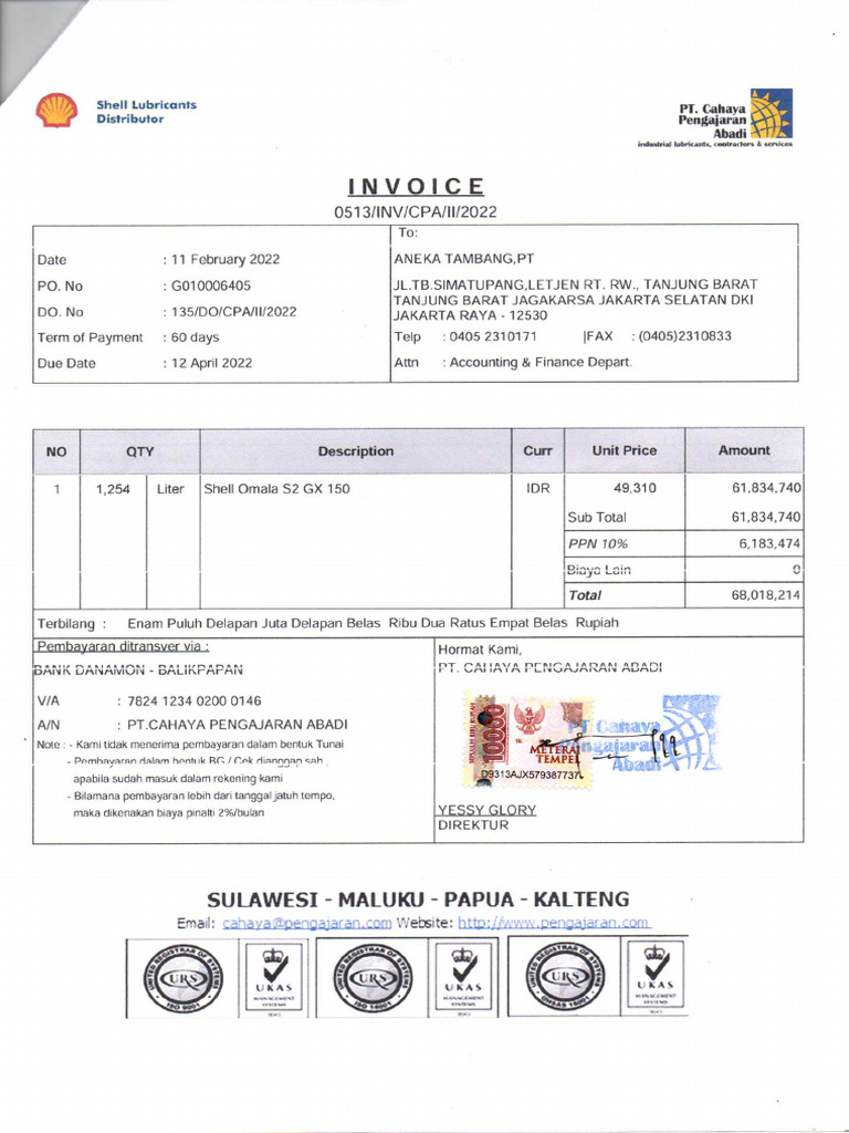 Invoice CPA | PDF