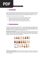 Percussion Instruments Classification | PDF | Musical Instruments | Drum