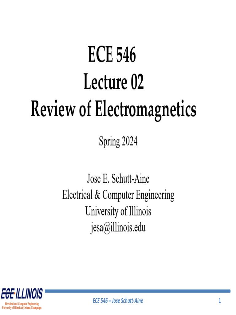 Lect 02 | PDF | Electric Field | Magnetic Field