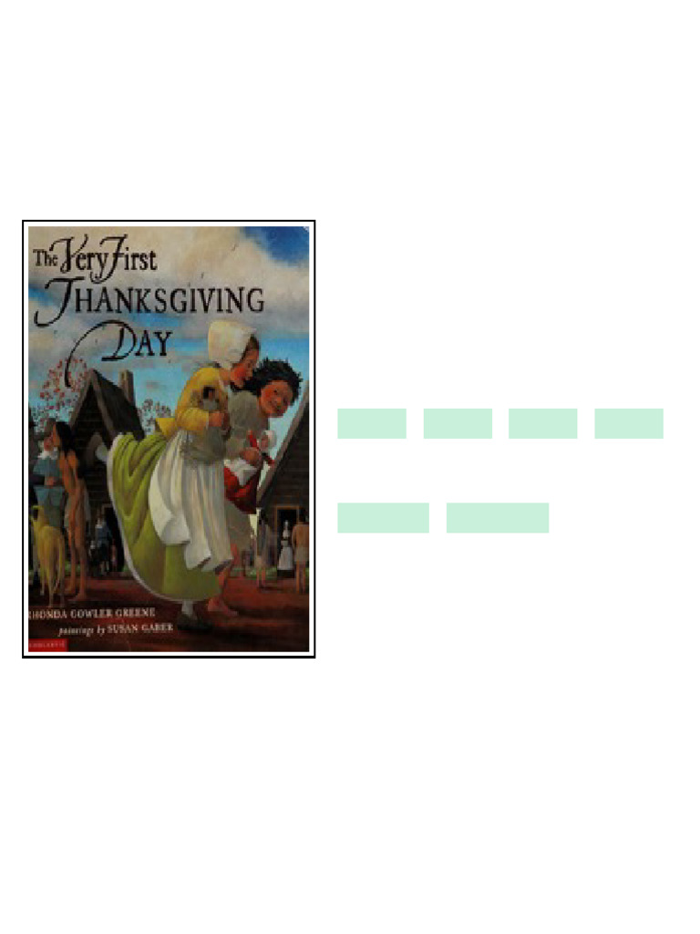 The Very First Thanksgiving Day Ebook Cloud Reading | PDF | Personal ...