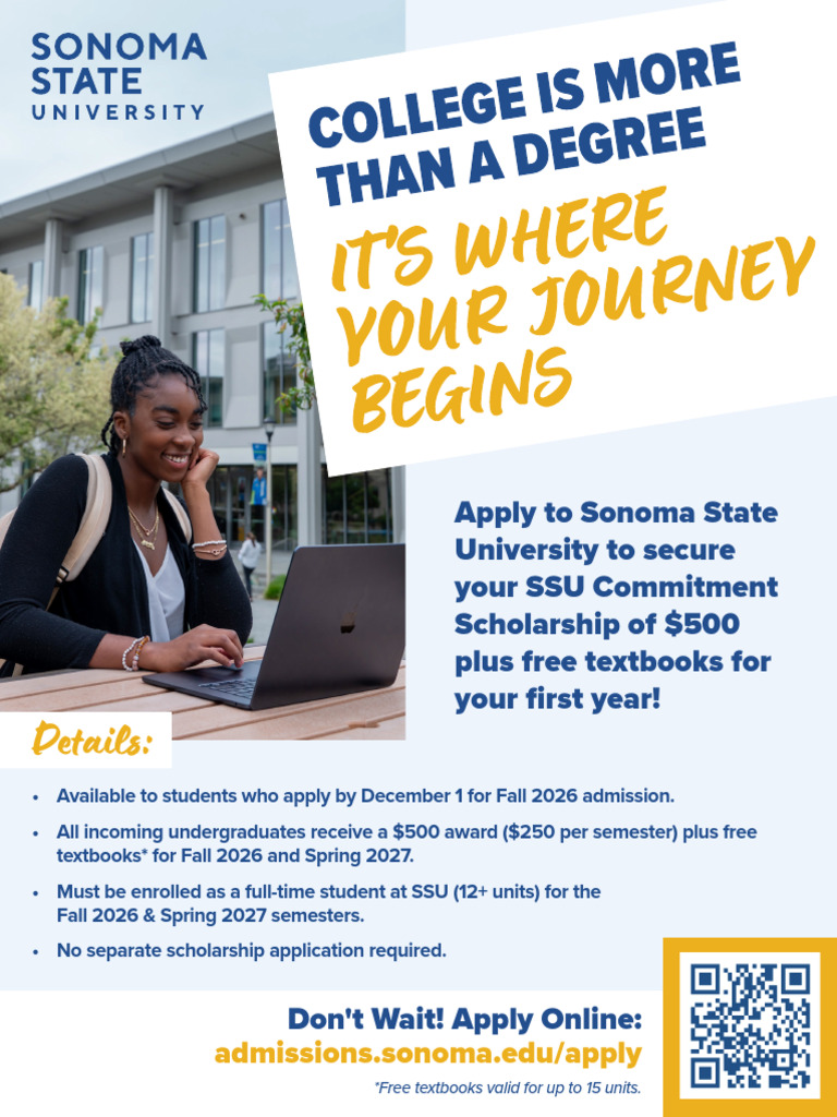 SSU Commitment Scholarship For Fall 2026 | PDF