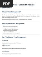 Time Management Strategies and Tips | PDF | Time Management ...