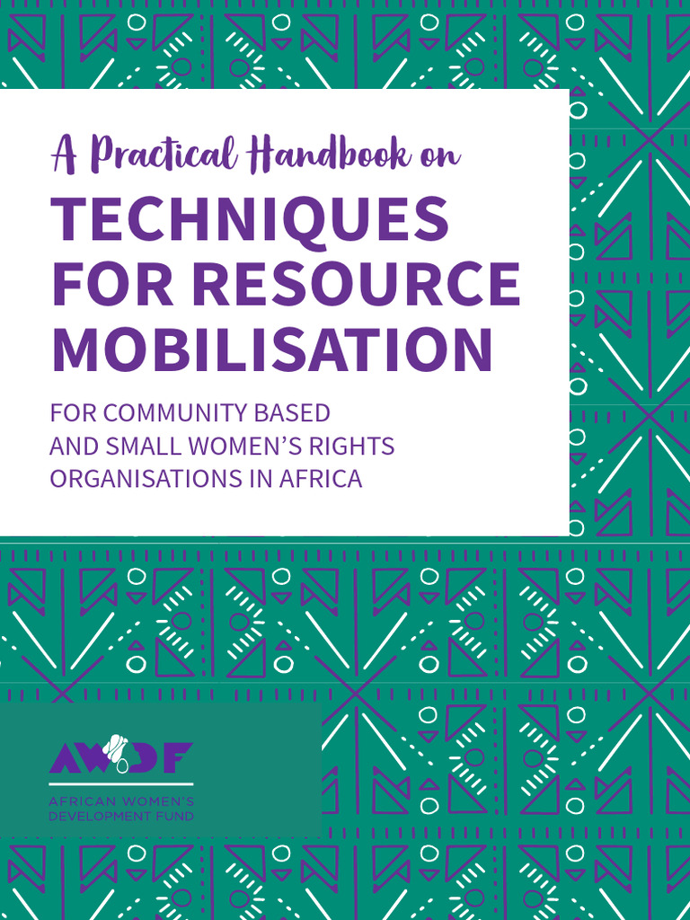 AWDF-Techniques For Resource Mobilisation | PDF | Fundraising | Swot ...
