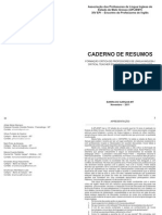 Apliemt, Caderno de Resumos, XIV EPI 2011