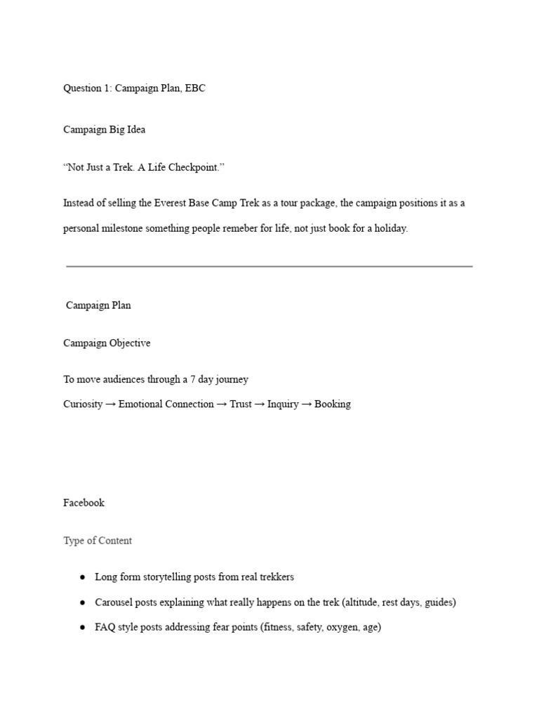 Discovery Trekking Content | PDF | Performance Indicator