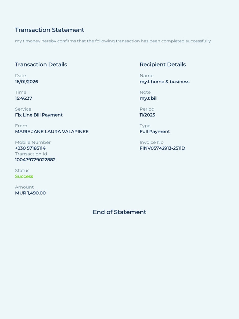 Transaction Details | PDF