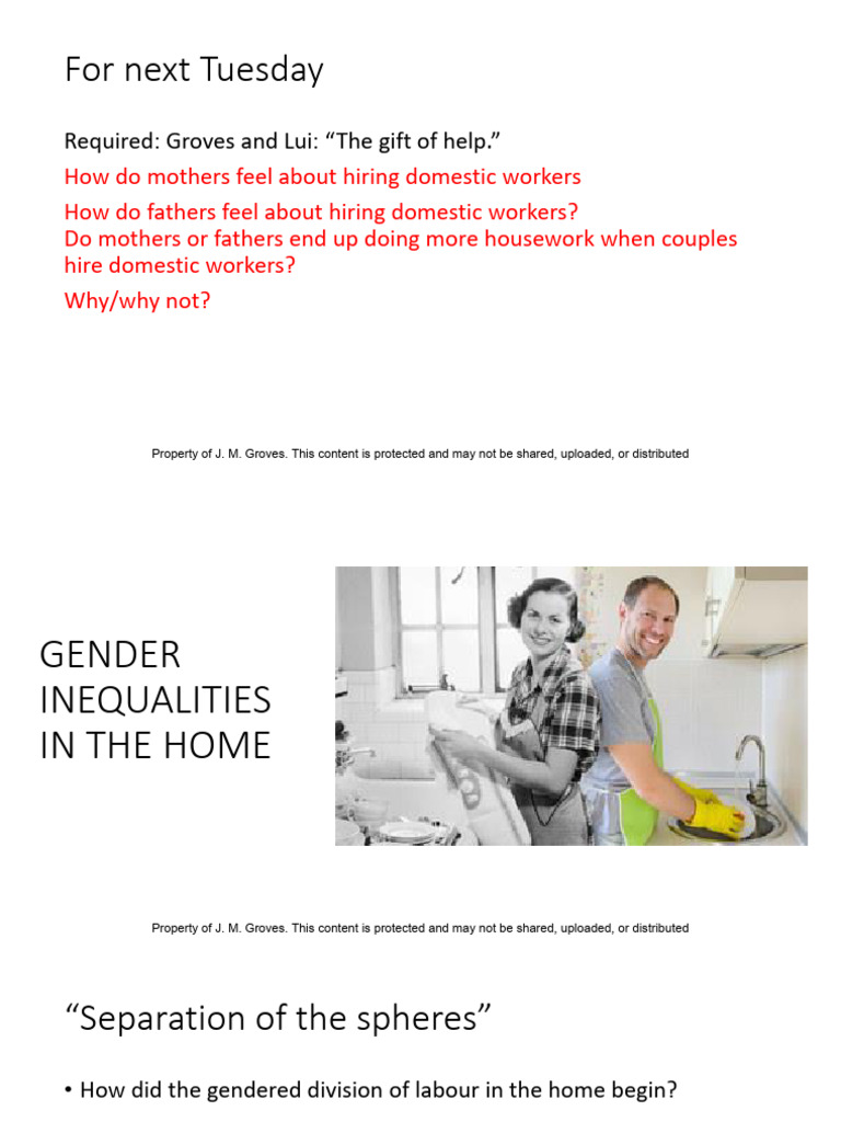 Part 3 - Gender in The Home | PDF | Women's Rights | Discrimination ...