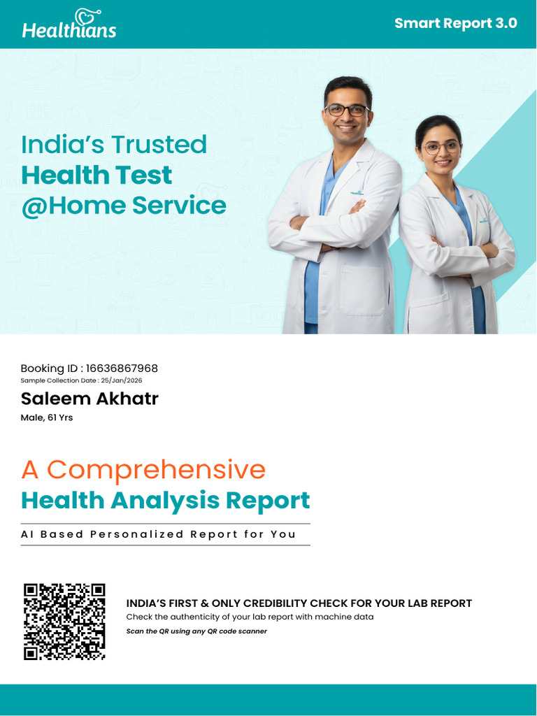 A Comprehensive: Health Analysis Report | PDF | Glycated Hemoglobin ...