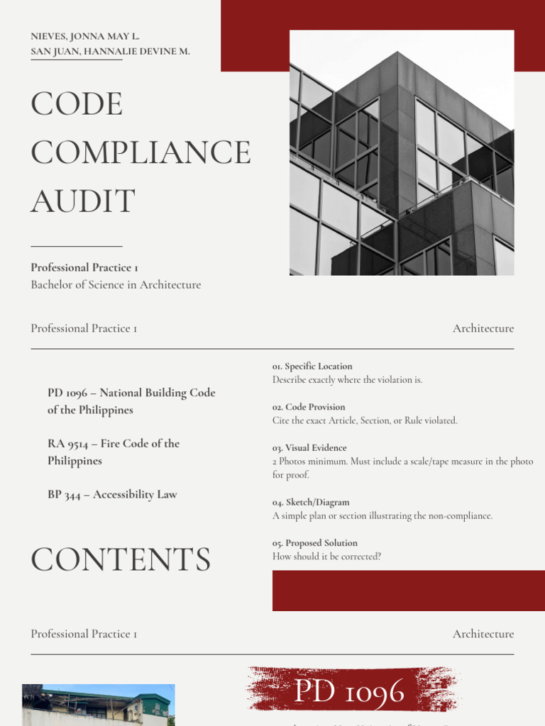 Code Compliance Audit - Compressed | PDF | Stairs | Fire Safety
