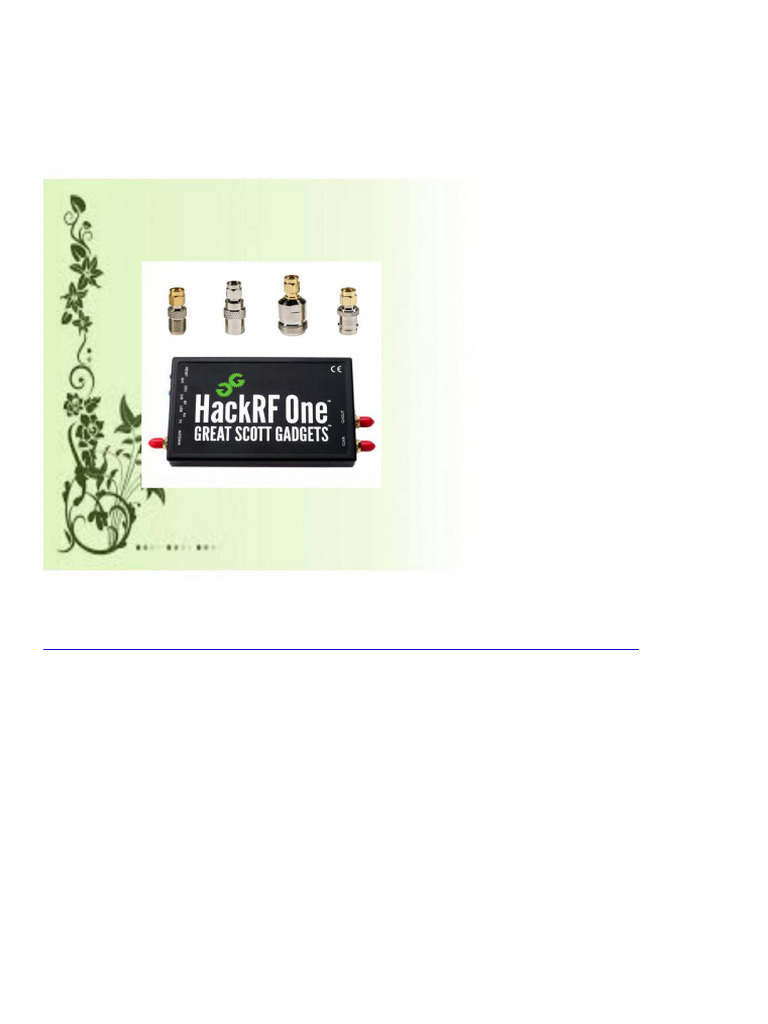 1304 NooElec HackRF One Software Defined Radio SDR SMA Antenna Adapter ...