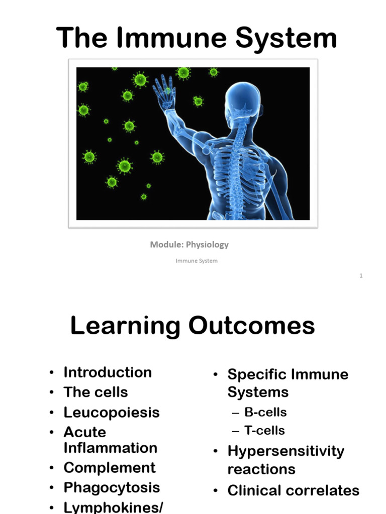 The Immune System Physiology StudentsNotes | PDF | Immune System ...