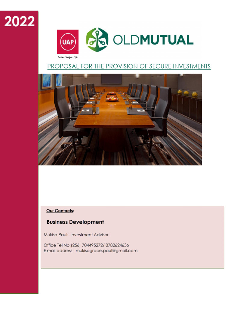 Unit Trust Proposal Paul | PDF | Investing | Risk
