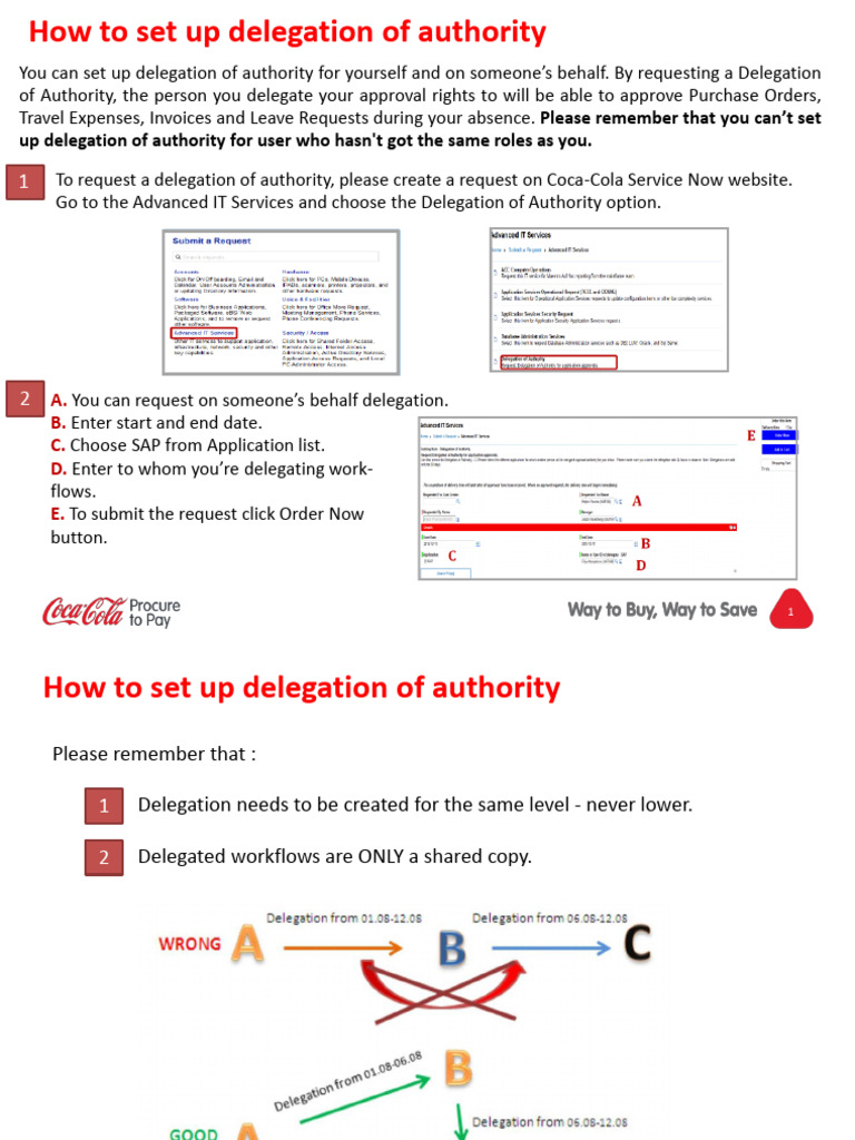 Delegation of Authority | PDF