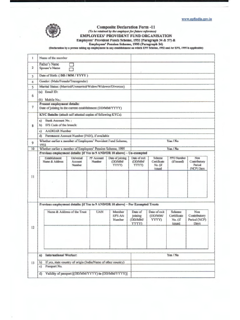 Form - 11 Revised | PDF