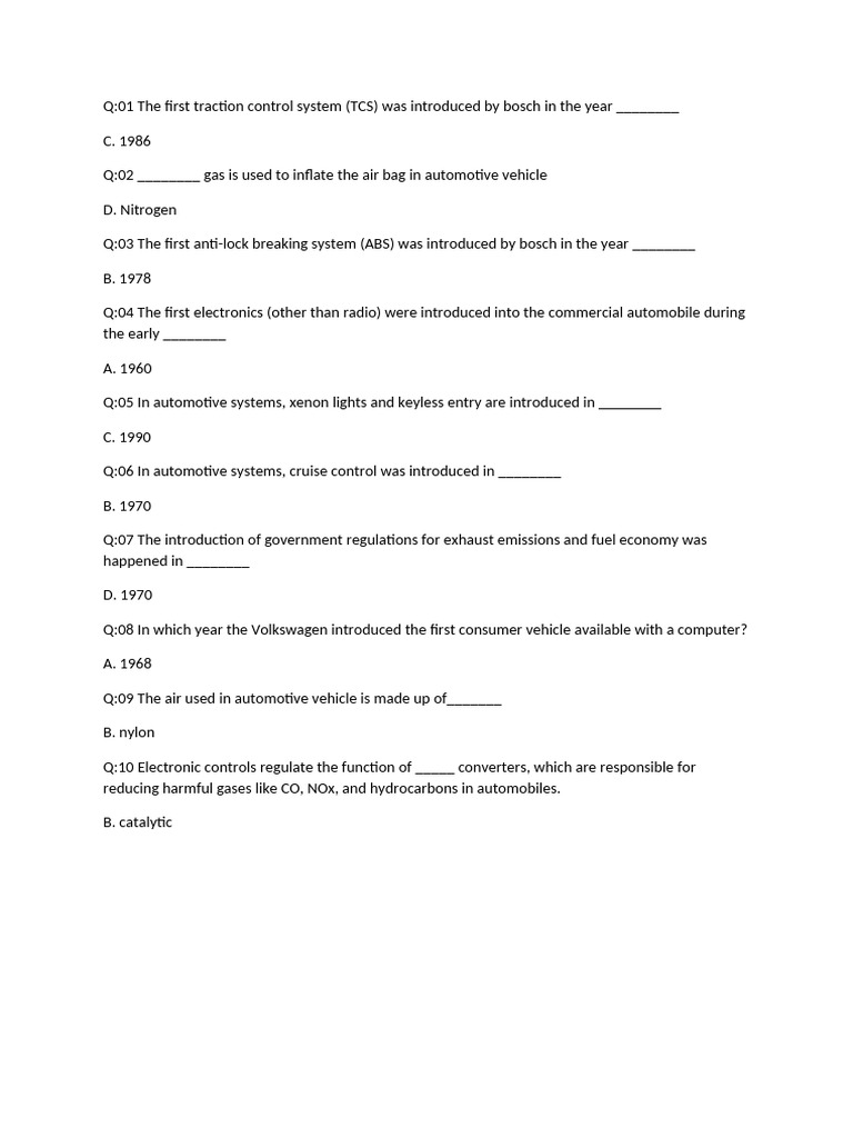 Test 1 AME | PDF