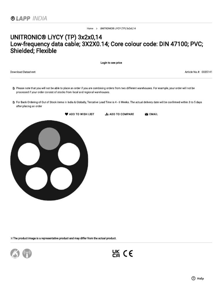 Cable Communication Lapp | PDF