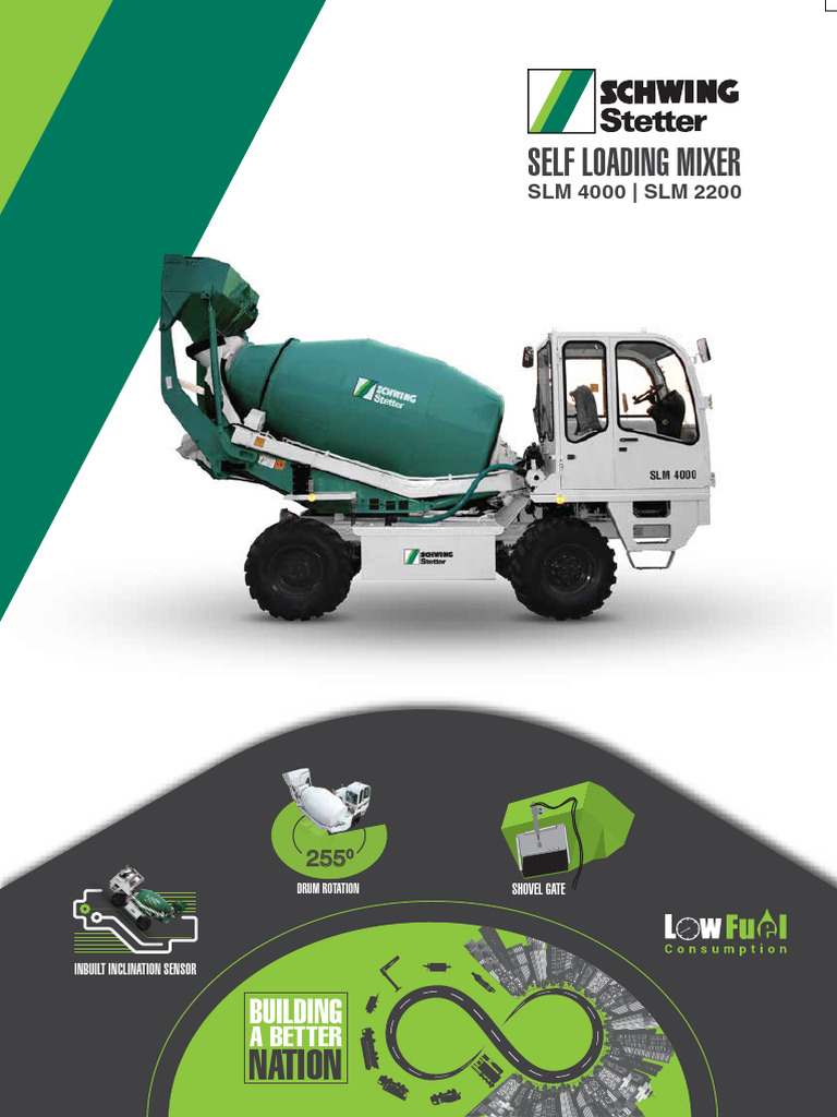 Self Loading Mobile Concrete Mixer | PDF | Brake | Vehicle Parts