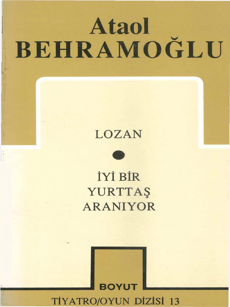 LOZAN - Ataol Behramoğlu | PDF
