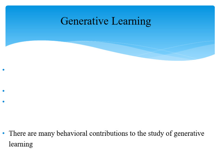 Generative Verbal Learning - PDF | PDF