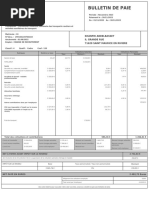 Fiche de Paie Tunisie 2023 | PDF | Salaires | Impôt sur le revenu