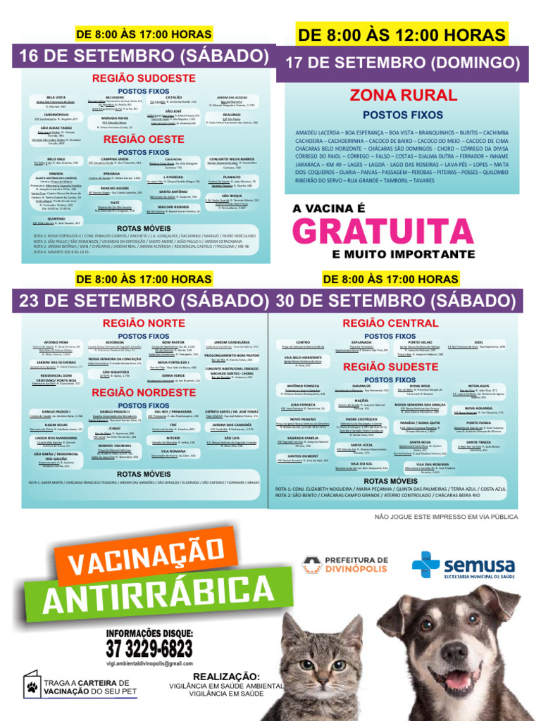 11 - Cartaz - Anti-Rábica | PDF